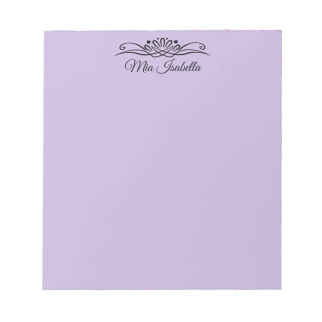 Trend Colour - Soft Violet Decorative Notepad (Front)