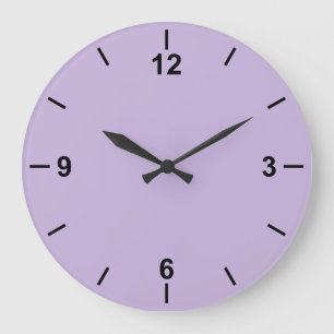 Trend Colour Soft Violet Large Wall Clock