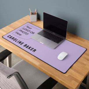 Trend Colour Soft Violet Logo Desk Mat