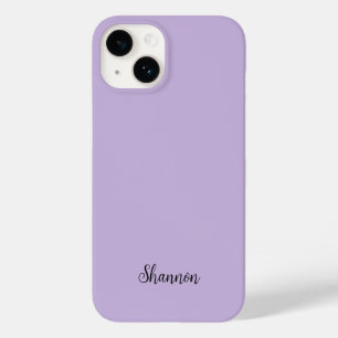 Trend Colour Soft Violet Minimalist Case-Mate iPhone 14 Case