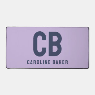 Trend Colour Soft Violet Name Desk Mat
