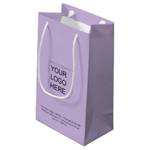 Trend Colour - Soft Violet Small Logo Gift Bag