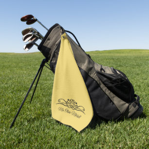 Trend Colour Soft Yellow Golf Towel