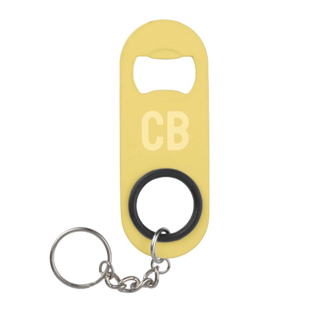 Trend Colour Soft Yellow Monogram Stainless Steel (Front)