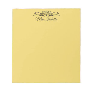 Trend Colour - Soft Yellow Notepad