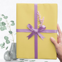 Trend Colour - Soft Yellow Wrapping Paper Roll
