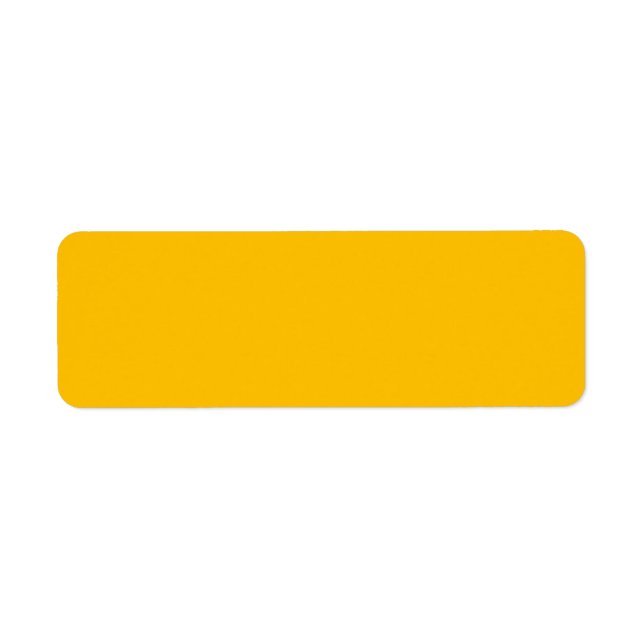 Trend Colour  Sunburst Yellow Return Address Label (Front)