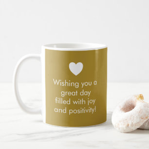 Trend Colour Sunny Olive - Name / Positivity Mug