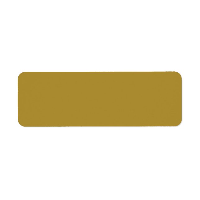 Trend Colour - Sunny Olive Return Address Labels (Front)