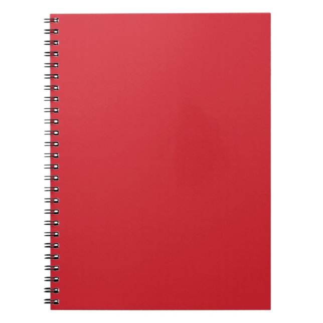 Trend Colour - Vibrant Red Notebook (Front)