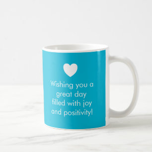 Trend Colour Vivid Cyan - Name / Positivity Mug