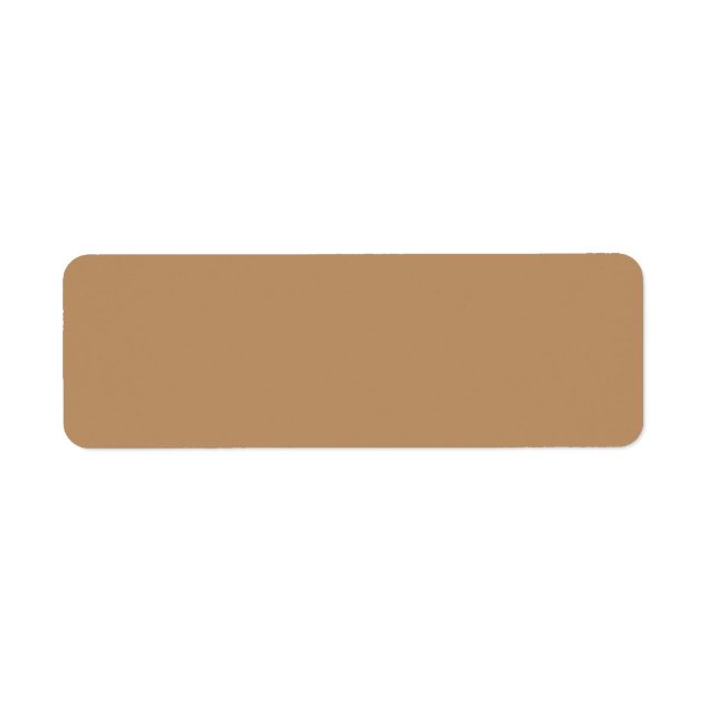 Trend Colour - Warm Beige Return Address Labels (Front)