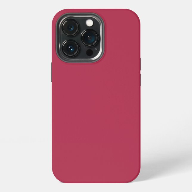 Trend Colour Warm Pink  iPhone Case (Back)