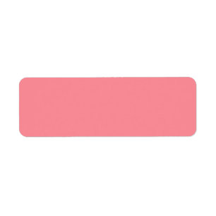 Trend Colour Watermelon Pink Return Address Labels