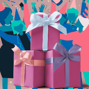 Trend Colours - Berry Colour - Solid Wrapping Paper Sheet