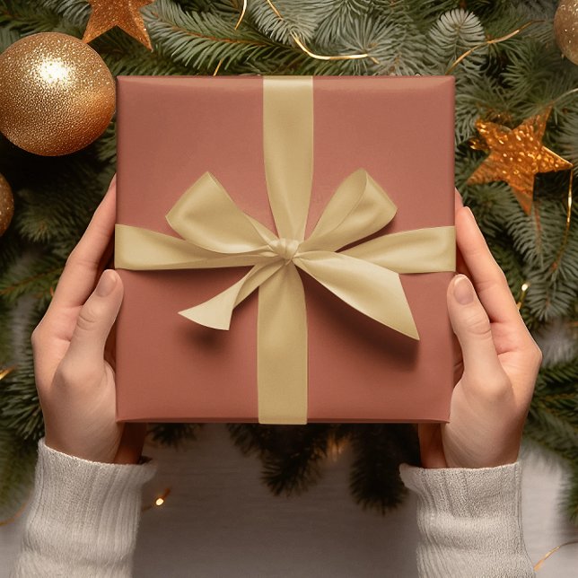 Trend Colours - Burnt Copper Colour - Solid Roll Wrapping Paper (Creator Uploaded)