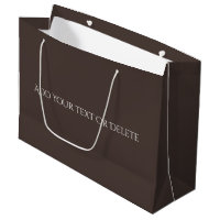 Trend Colours - Coffee Brown Large Gift Bag