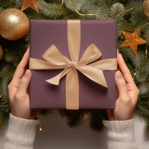 Trend Colours - Dark Red Wine Colour - Solid Roll Wrapping Paper