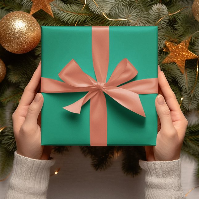 Trend Colours - Jade Green Colour - Solid Roll Wrapping Paper (Creator Uploaded)