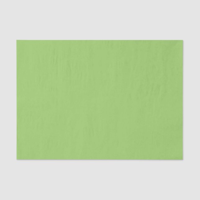 Trend Colours - Kiwi Green Colour - Solid Tissue Paper (Front)