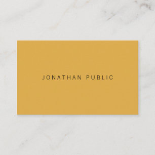 Trend Colours Modern Minimalist Elegant Simple Business Card