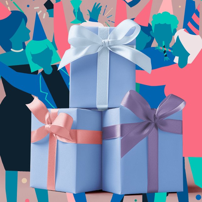 Trend Colours - Powder Blue Colour - Solid Wrapping Paper Sheet (Creator Uploaded)