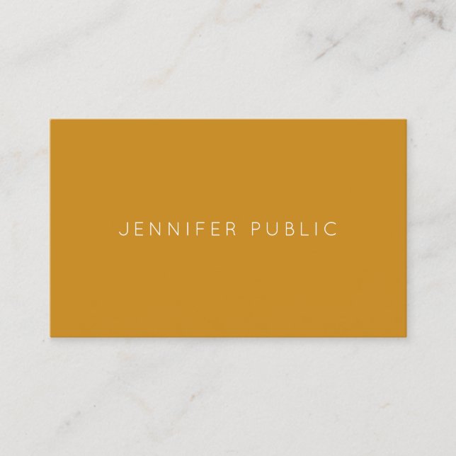 Trend Colours Professional Template Sophisticated Business Card (Front)