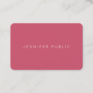 Trend Colours Template Professional Minimalist Business Card