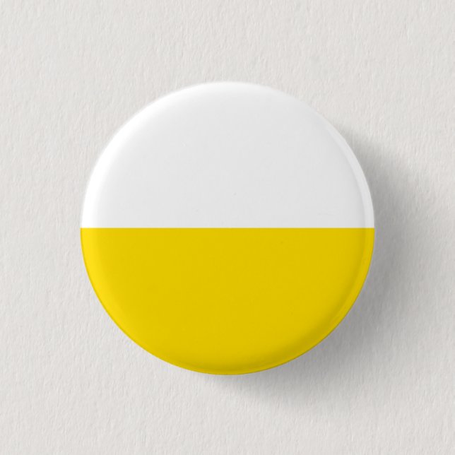 Trend Colours Template Yellow White Striped 3 Cm Round Badge (Front)