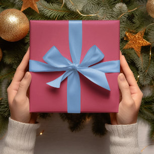 Trend Colours - Vibrant Magenta Colour - Solid Rol Wrapping Paper