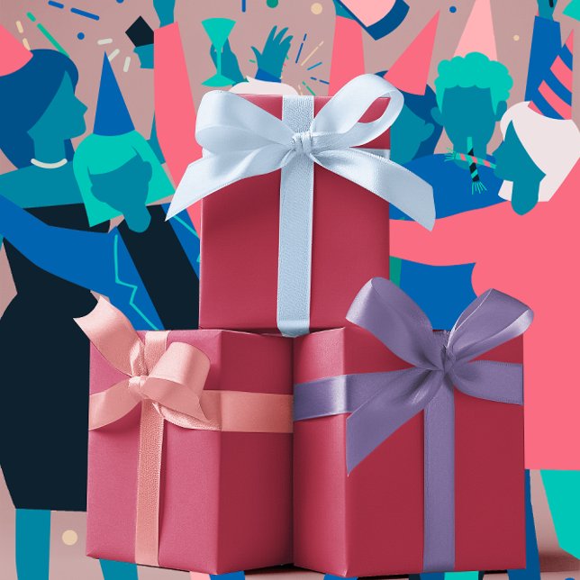Trend Colours - Vibrant Magenta Colour - Solid Wrapping Paper Sheet (Creator Uploaded)