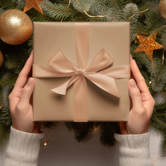 Trend Colours - Warm Beige Colour - Solid Roll Wrapping Paper (Creator Uploaded)