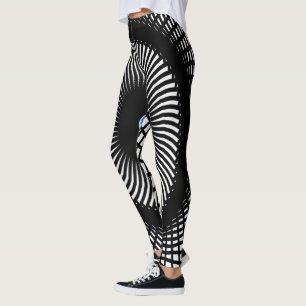 Trend New Black Spider Workout Leggings 