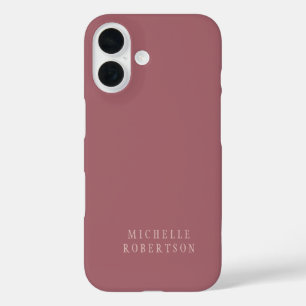 Trend Rose Dust Gold Creative Unique Classical iPhone 16 Case