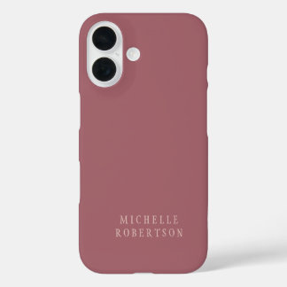 Trend Rose Dust Gold Creative Unique Classical iPhone 16 Case