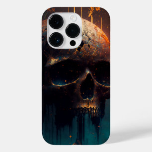 Trend Totenkopf mit apokalyptischer Hintergrund Case-Mate iPhone 14 Pro Case