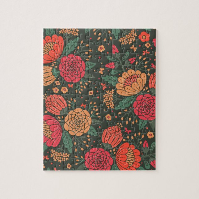 trend trendy fall fashion women trendy queen hoodi jigsaw puzzle (Vertical)