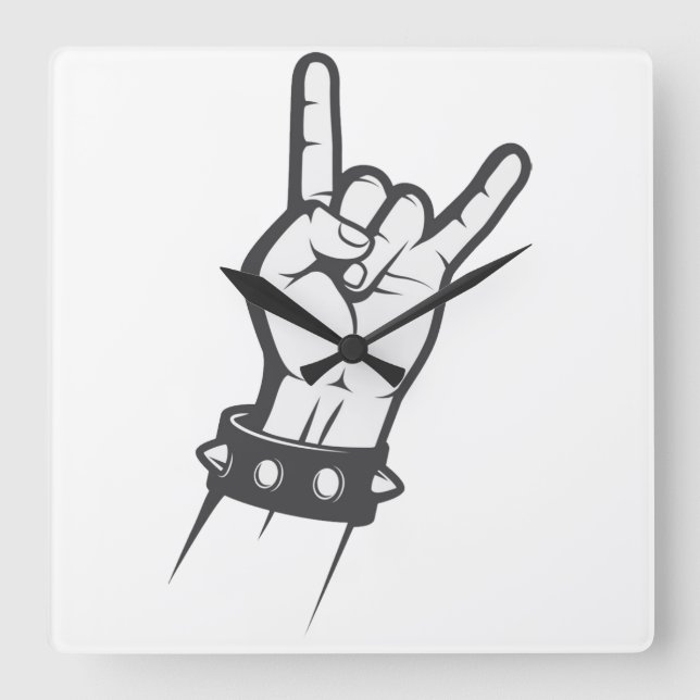 trend trendy fall fashion women trendy queen hoodi square wall clock (Front)