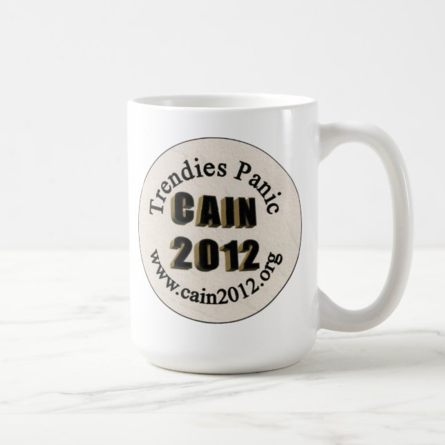 Trendies Panic Coffee Mug (Right)