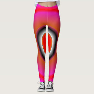 Trending Abstract pink Leggings