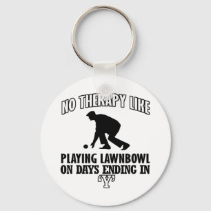 Trending and awesome Lawn-bowl designs Key Ring