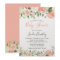 Trending Coral and Peach Floral Baby Shower