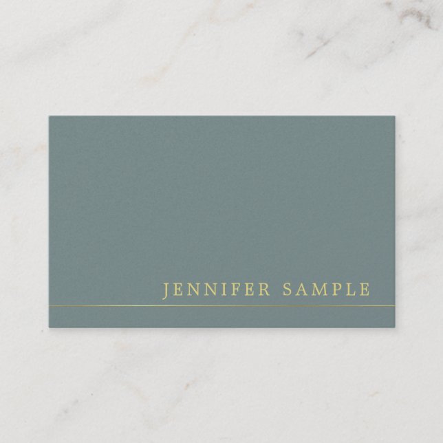 Trending Creative Stylish Pearl Finish Luxury Business Card (Front)