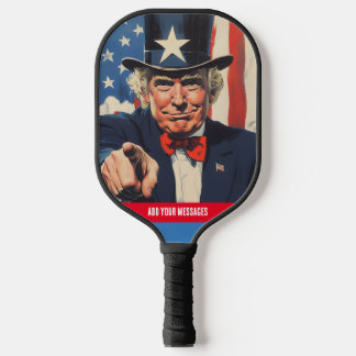 Trending Custom Message Trump 2024  Pickleball Paddle