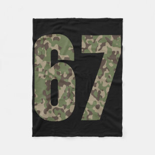 Trending Gen Alpha Six Seven 6 7 Meme Cam Multi Ca Fleece Blanket
