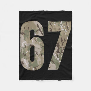 Trending Gen Alpha Six Seven 6 7 Meme Cam Multi Ca Fleece Blanket