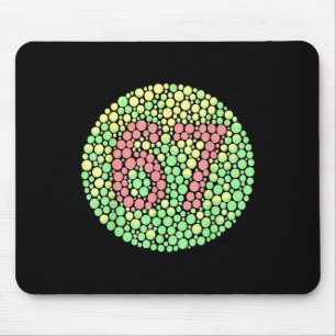 Trending Gen Z Alpha Six Seven 6 7 _7 Mouse Mat