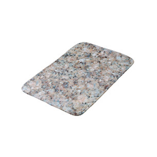Trending Grey Mauve Pink Marble Granite Pattern Bath Mat