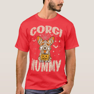 Trending Halloween Dog Owner Outfit Welsh Corgi Mu T-Shirt