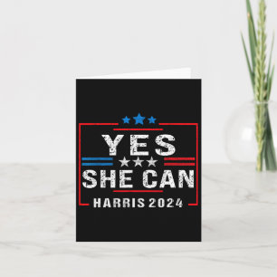 Trending Kamala Yes She Can Card